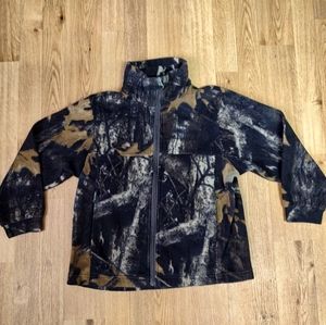 Columbia size 8 camouflage fleece jacket